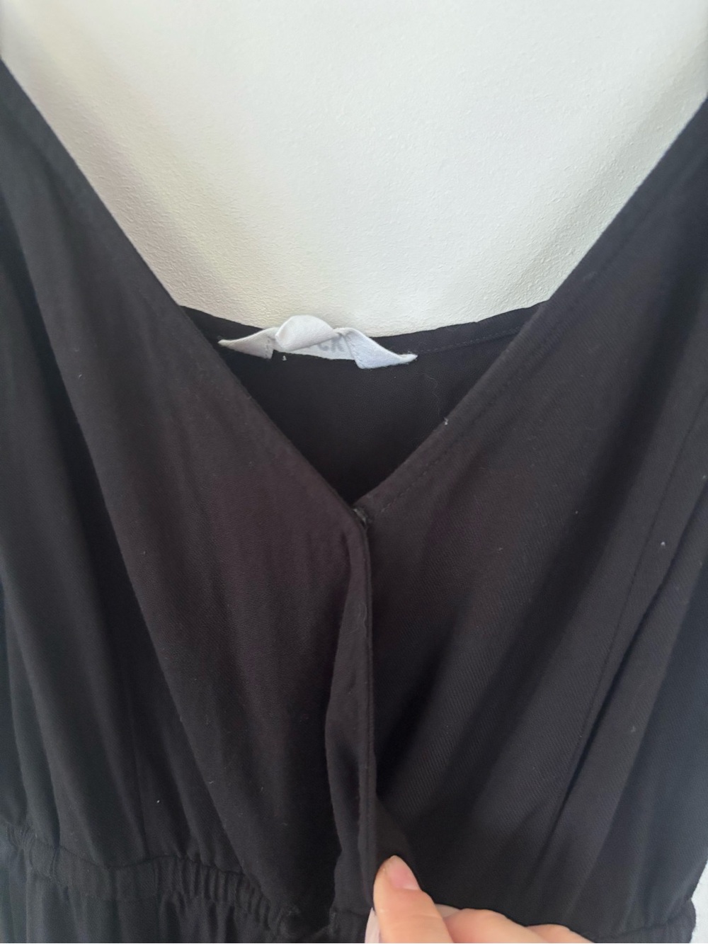 Bb Dakota Black V-Neck Wide Flutter Leg Jumpsuit Sz 2 / XS - Picture 4 of 8
